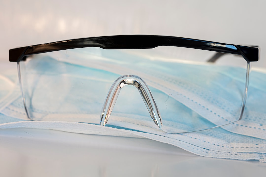 PPE: goggles and face mask